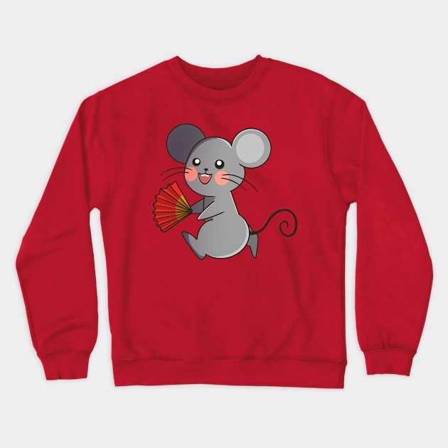 Chinese Zodiac - Rat Crewneck Sweatshirt by Griffywings